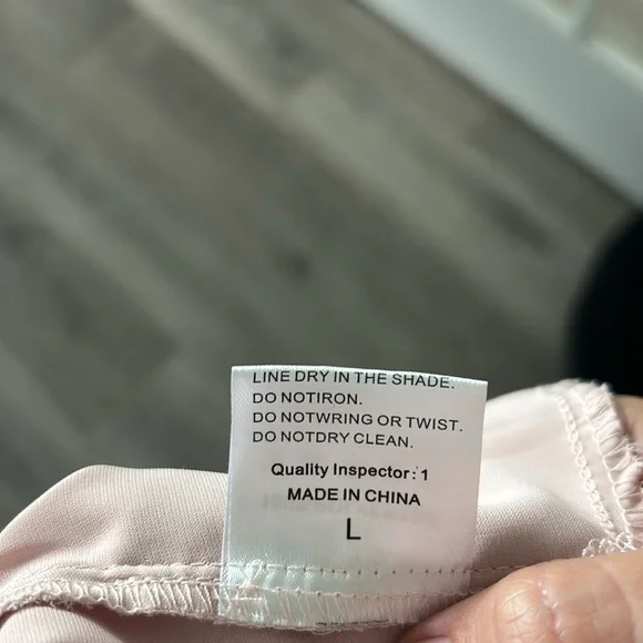 Women's Blush Pink Short-Sleeve Jumpsuit - Picture 10 of 10